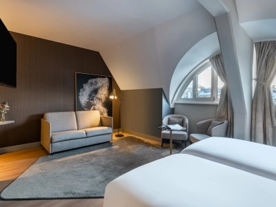bedroom 5 - hotel nh collection salzburg city - salzburg, austria