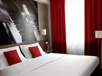bedroom - hotel aparthotel adagio vienna city - vienna, austria