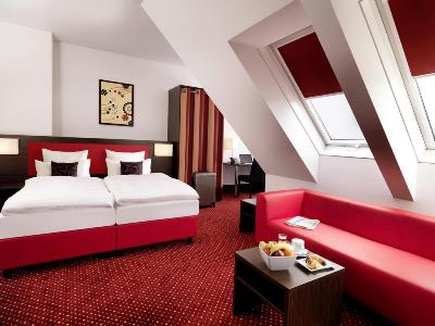 bedroom - hotel best western plus amedia - vienna, austria