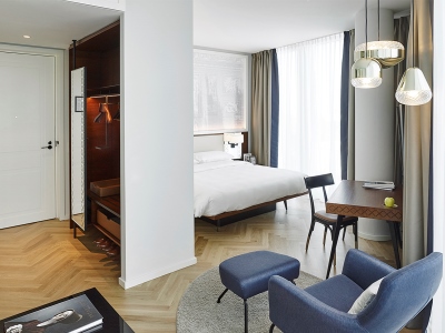 deluxe room - hotel andaz vienna am belvedere - vienna, austria