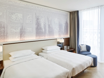 bedroom 1 - hotel andaz vienna am belvedere - vienna, austria
