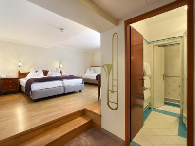 bedroom 2 - hotel am schubertring - vienna, austria