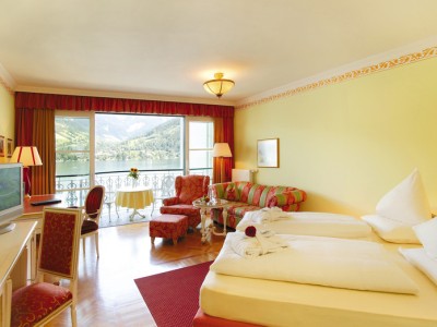 deluxe room - hotel grand hotel - zell am see, austria