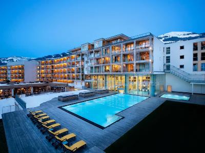outdoor pool 1 - hotel kempinski das tirol - jochberg, austria