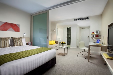 bedroom - hotel citadines melbourne on bourke - melbourne, australia