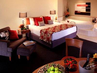 bedroom 2 - hotel citadines st georges terrace - perth, australia