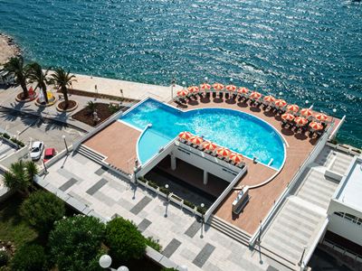 outdoor pool - hotel sunce - neum, bosnia and herzegovina