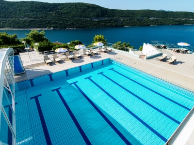 outdoor pool - hotel grand hotel neum - neum, bosnia and herzegovina