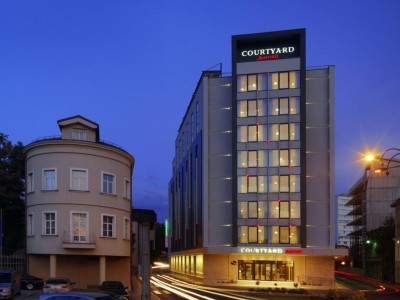 exterior view - hotel courtyard by marriott sarajevo - sarajevo, bosnia and herzegovina