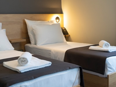 bedroom - hotel ha hotel - mostar, bosnia and herzegovina