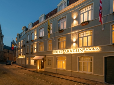 exterior view - hotel aragon - bruges, belgium