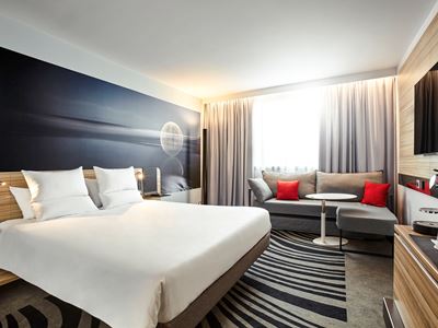 bedroom - hotel novotel charleroi centre - charleroi, belgium