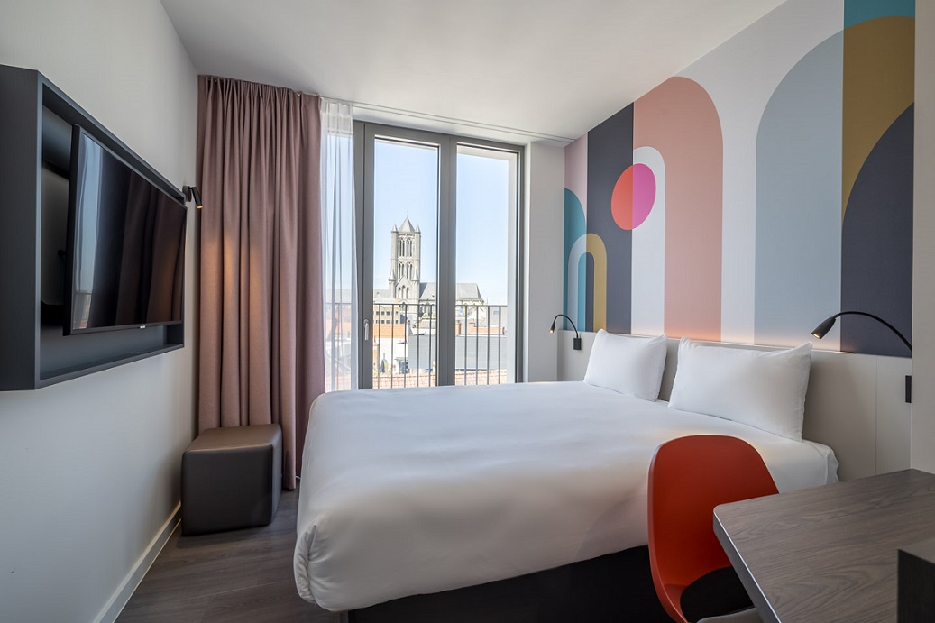 bedroom - hotel b and b hotel ghent centre - gent, belgium