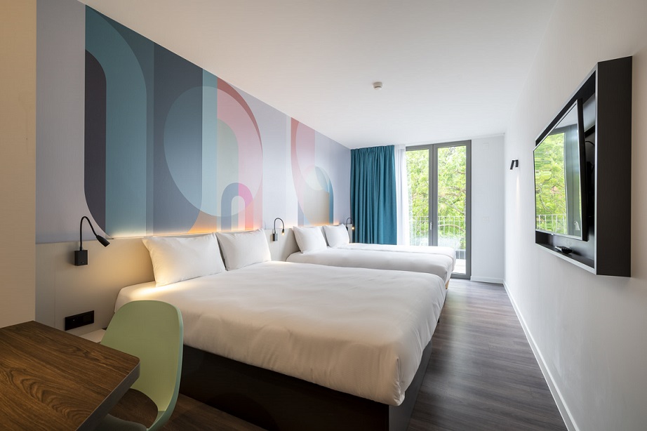 bedroom 1 - hotel b and b hotel ghent centre - gent, belgium