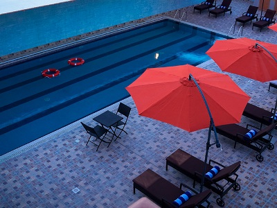 outdoor pool - hotel arman - manama, bahrain