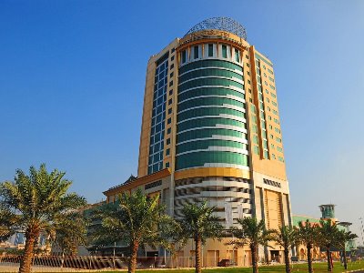 exterior view - hotel fraser suites seef bahrain - manama, bahrain