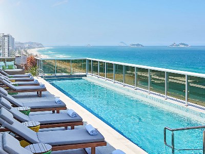 outdoor pool - hotel novotel barra da tijuca - rio de janeiro, brazil