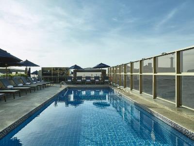 outdoor pool - hotel jw marriott - rio de janeiro, brazil