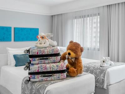 bedroom - hotel mercure sao paulo ibirapuera privilege - sao paulo, brazil