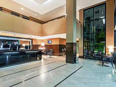 lobby - hotel novotel sp jardins - sao paulo, brazil