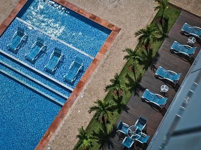 outdoor pool - hotel novotel morumbi - sao paulo, brazil