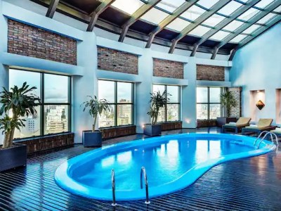 indoor pool - hotel hilton porto alegre - porto alegre, brazil