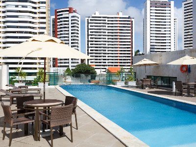 outdoor pool - hotel mercure salvador pituba - salvador, brazil