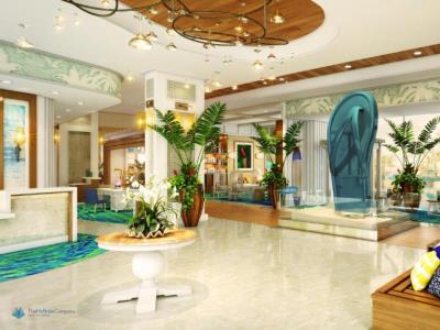 lobby - hotel margaritaville beach resort - nassau, bahamas