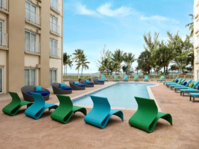 outdoor pool - hotel courtyard nassau downtown/junkanoo beach - nassau, bahamas