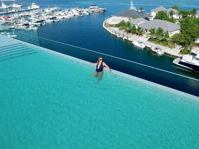 outdoor pool - hotel hilton at resorts world bimini - north bimini, bahamas