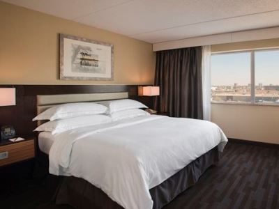 bedroom - hotel hilton winnipeg airport suites - winnipeg, canada