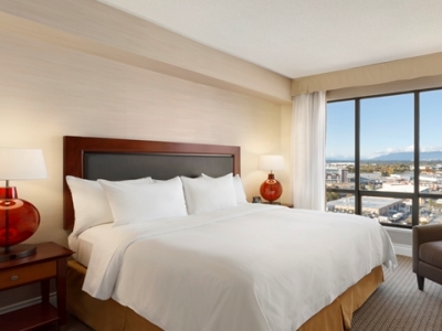 bedroom - hotel hilton vancouver airport - richmond, canada