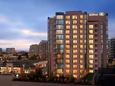 exterior view - hotel hilton vancouver airport - richmond, canada