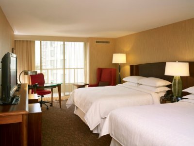 bedroom 1 - hotel sheraton vancouver airport - richmond, canada