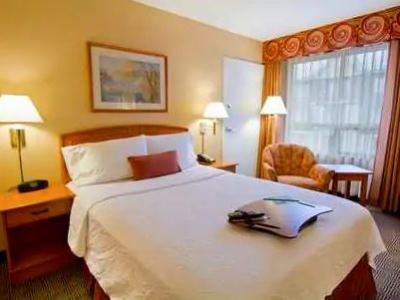 bedroom - hotel hampton inn vancouver airport richmond - richmond, canada