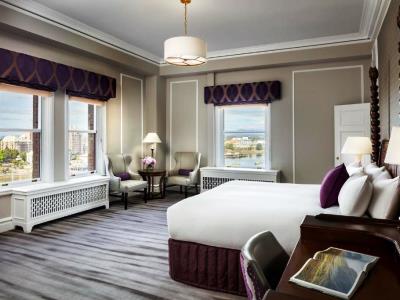 bedroom - hotel fairmont empress - victoria, canada