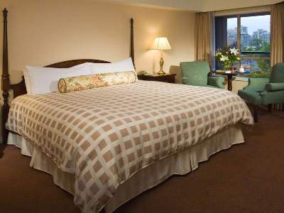 bedroom - hotel grand pacific - victoria, canada