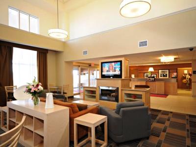 lobby 1 - hotel hampton inn and suites saint john - saint john, canada