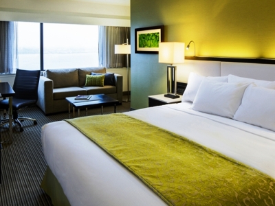 bedroom 1 - hotel the hollis halifax-a doubletree suites - halifax, canada