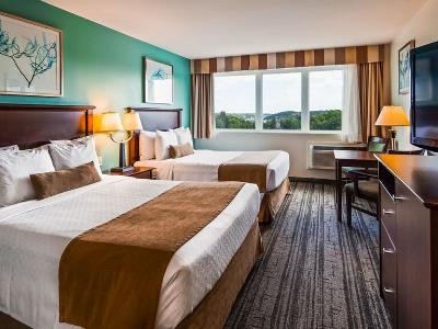 bedroom 1 - hotel best western plus chocolate lake - halifax, canada