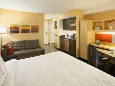 bedroom - hotel towneplace suites toronto ne/markham - markham, canada