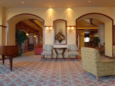 lobby - hotel sommet des neiges - mont-tremblant, canada