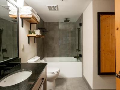 bathroom - hotel le lodge de la montagne - mont-tremblant, canada