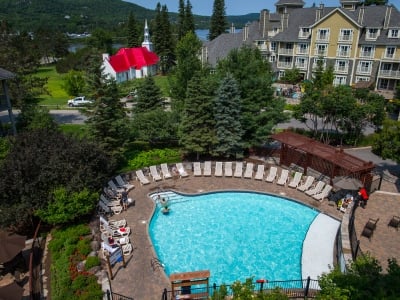 outdoor pool 5 - hotel tour des voyageurs i - mont-tremblant, canada