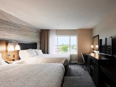 bedroom 1 - hotel hampton inn suites by hilton quebec city - levis, canada