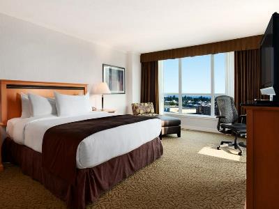 bedroom - hotel hilton vancouver metrotown - burnaby, canada