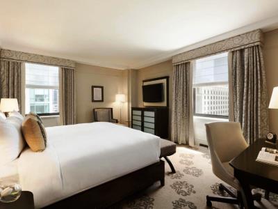 bedroom - hotel fairmont vancouver - vancouver, canada