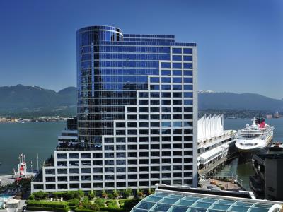exterior view - hotel fairmont waterfront - vancouver, canada