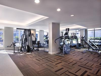 gym - hotel fairmont waterfront - vancouver, canada