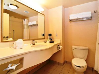 bathroom - hotel hampton inn and suites langley surrey - surrey, canada